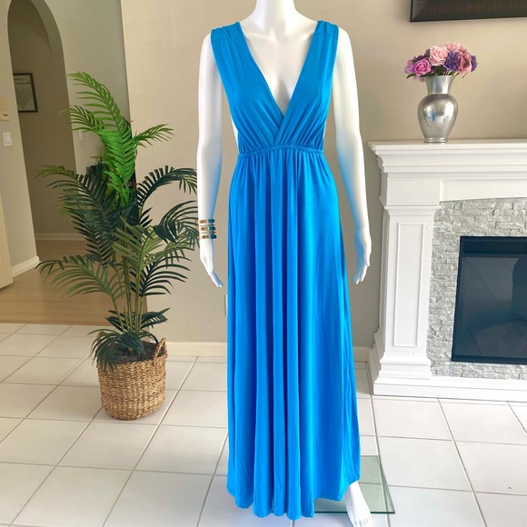 Isla Posh Convertible Infinity Maxi Dress in Light Blue - Picture 6 of 6